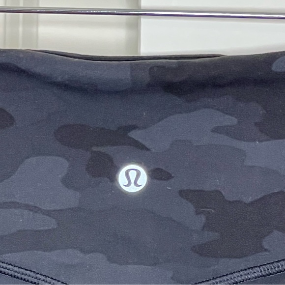 Lululemon Camo Align Jogger 12 Womens Black Grey Pants Relaxed Legging Incognito - Picture 7 of 15